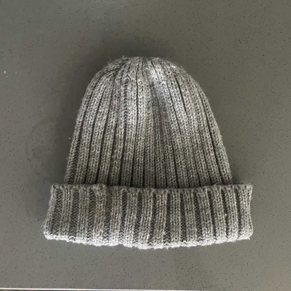 Cotton On Grey Ribbed Beanie - Picture 6 of 10